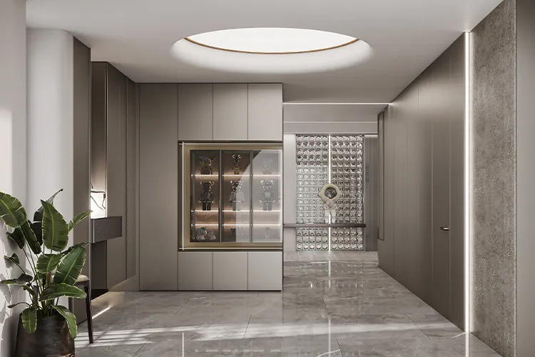 Built-in wardrobe with sliding doors by OPPEIN Libya – smart and modern organization system